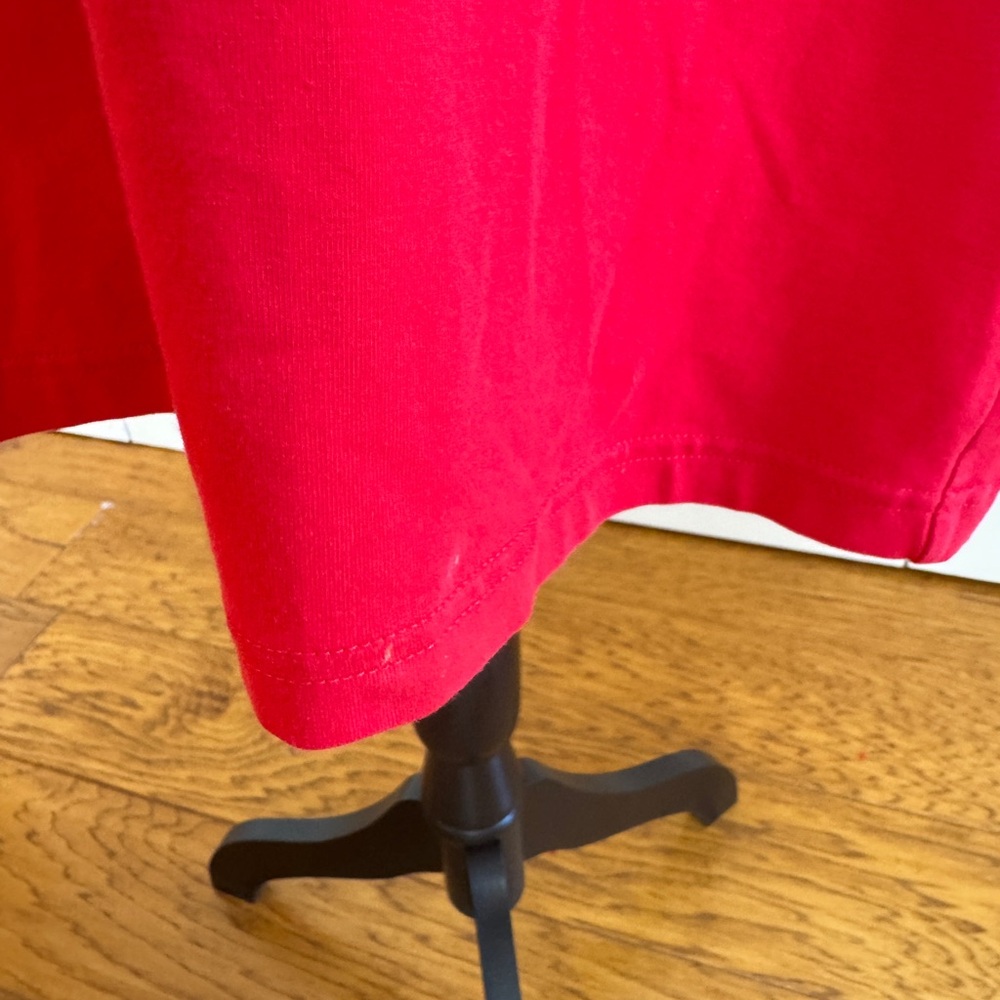 FILA Roslyn Red Colorblock Bodycon Mini Dress XL Navy Blue Sleeves - Picture 11 of 14